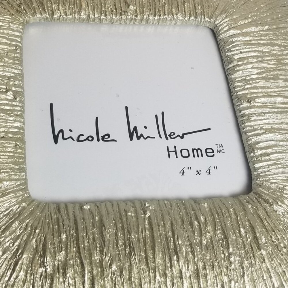 4 X 4 Silver Photo Frame Nicole Miller Home - Picture 11 of 16